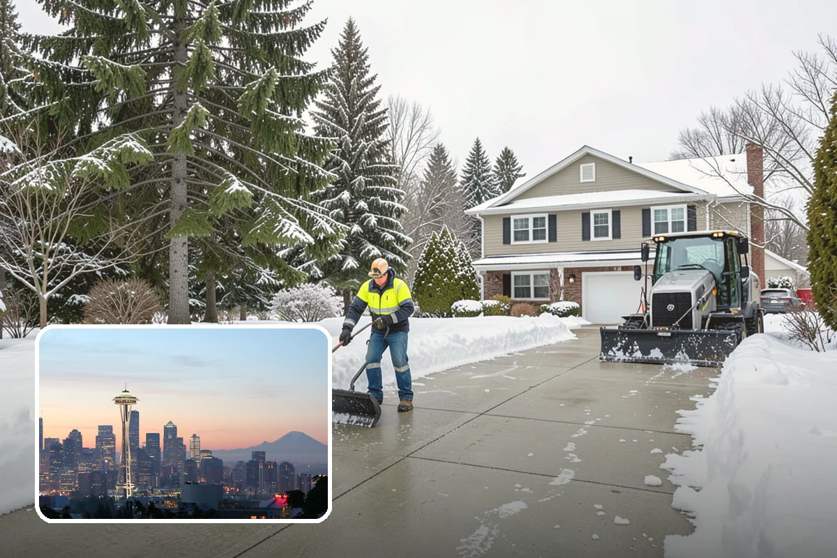Commercial Roof Snow Removal in Seattle, King County, WA - Keeps large roofs under safe structural load limits