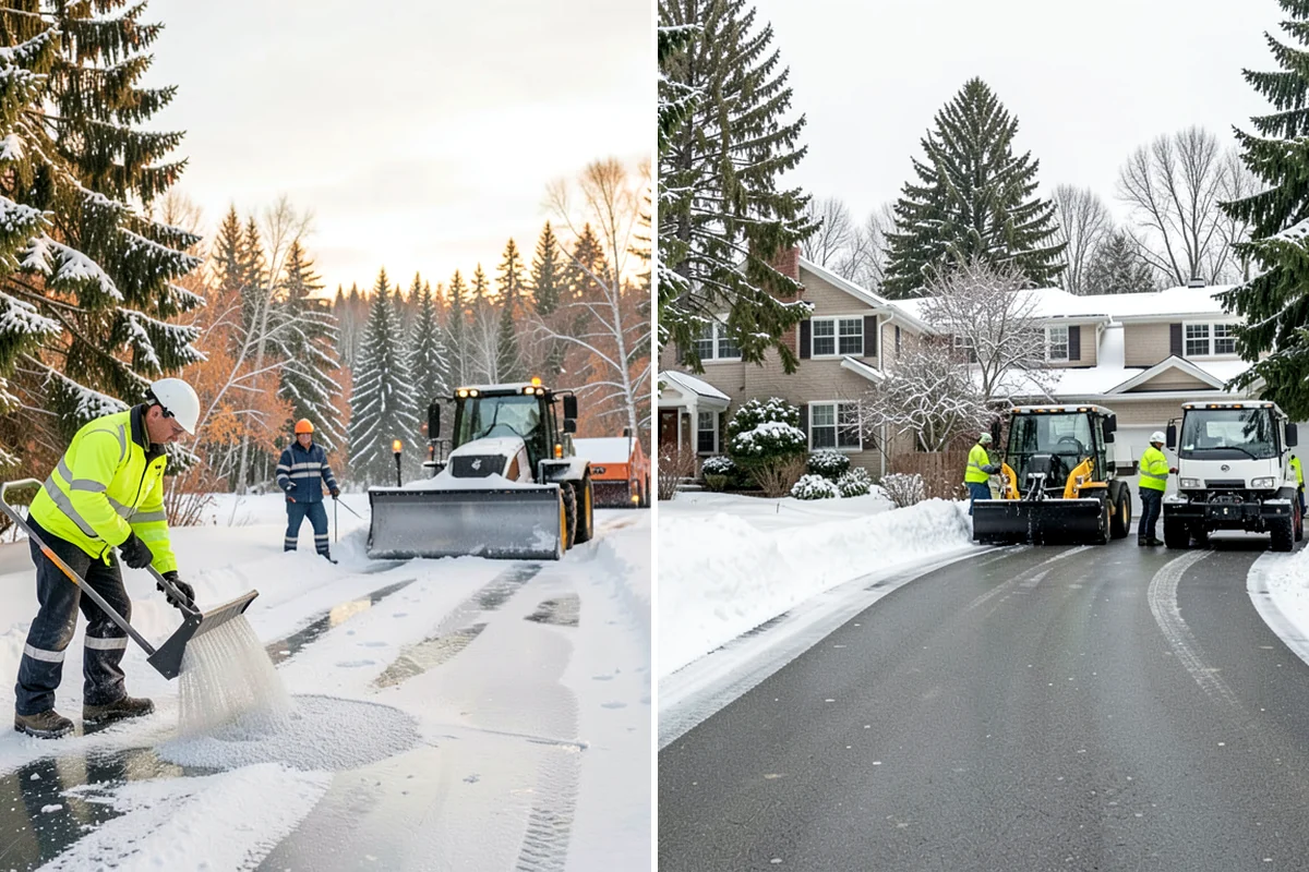 Commercial Roof Snow Removal in Seattle, King County, WA - Survey the roof, equipment, and drains