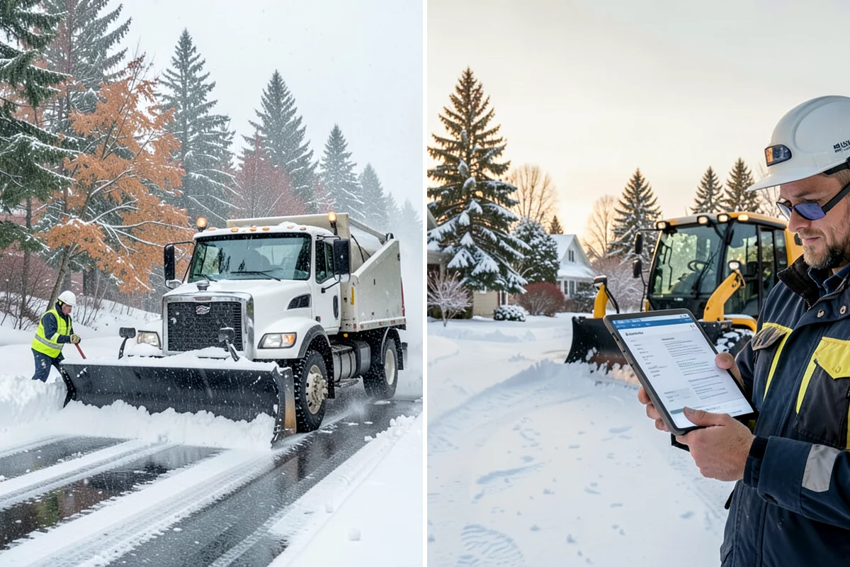 Commercial Roof Snow Removal in Sedro-Woolley, Skagit County, WA - Survey the roof, equipment, and drains