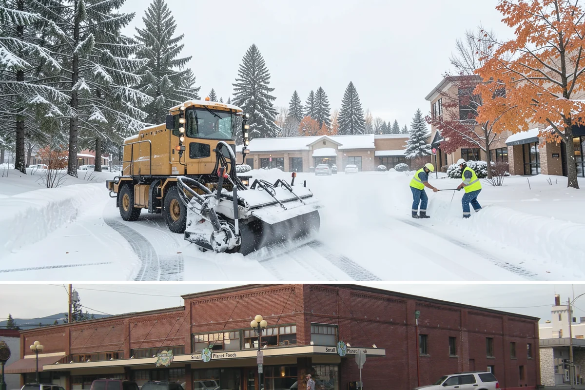 Commercial Roof Snow Removal in Sedro-Woolley, Skagit County, WA - Commercial roof snow removal is critical through sustained lowland snow and rain-on-snow events that threaten wide flat...