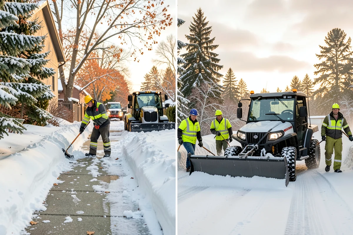 Commercial Roof Snow Removal in Shoreline, King County, WA - Survey the roof, equipment, and drains