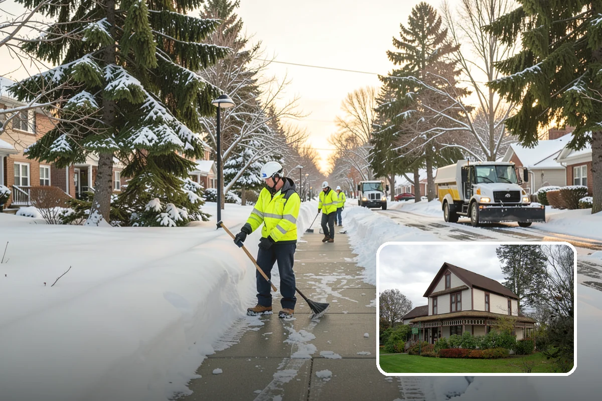 Commercial Roof Snow Removal in Sumner, Pierce County, WA - Keeps large roofs under safe structural load limits