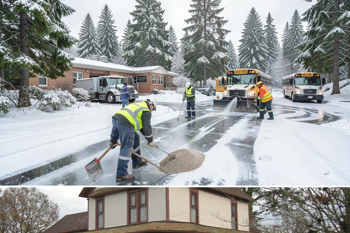 Commercial Roof Snow Removal in Sumner, Pierce County, WA - Commercial roof snow removal is critical through sustained lowland snow and rain-on-snow events that threaten wide flat...