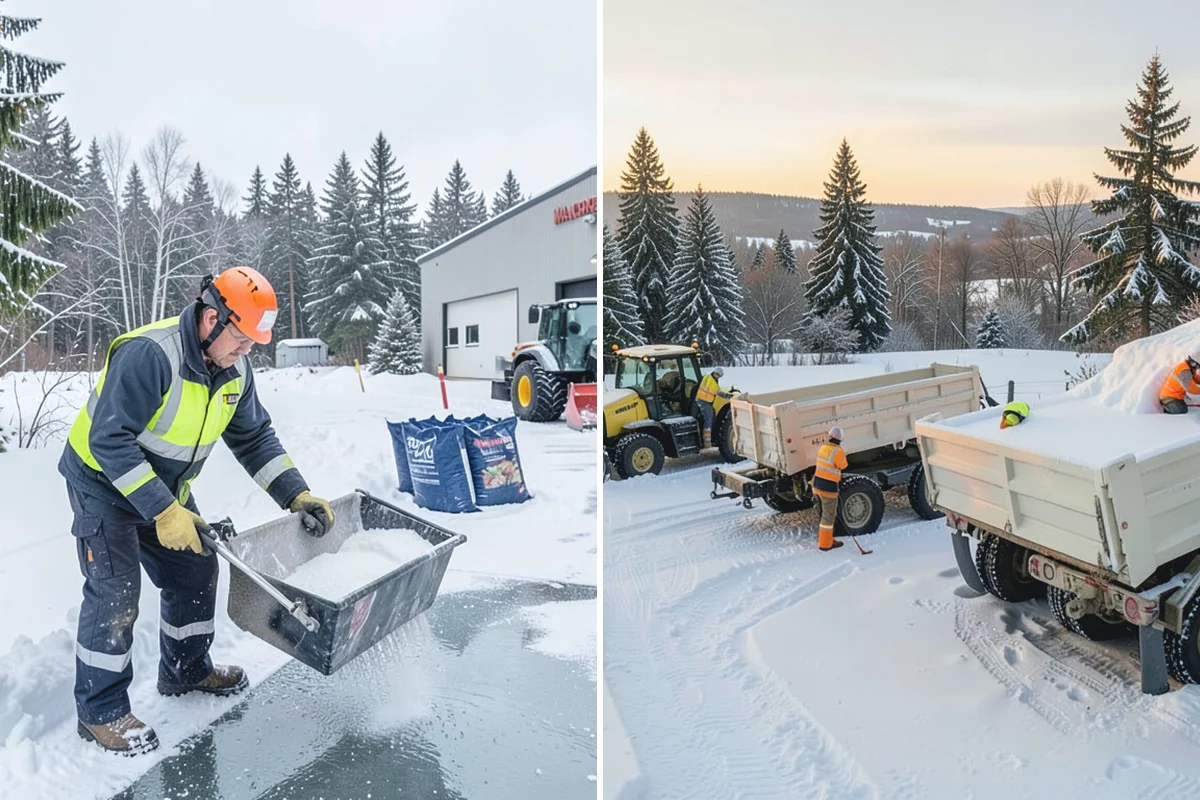 Commercial Roof Snow Removal in Wilkeson, Pierce County, WA - Survey the roof, equipment, and drains