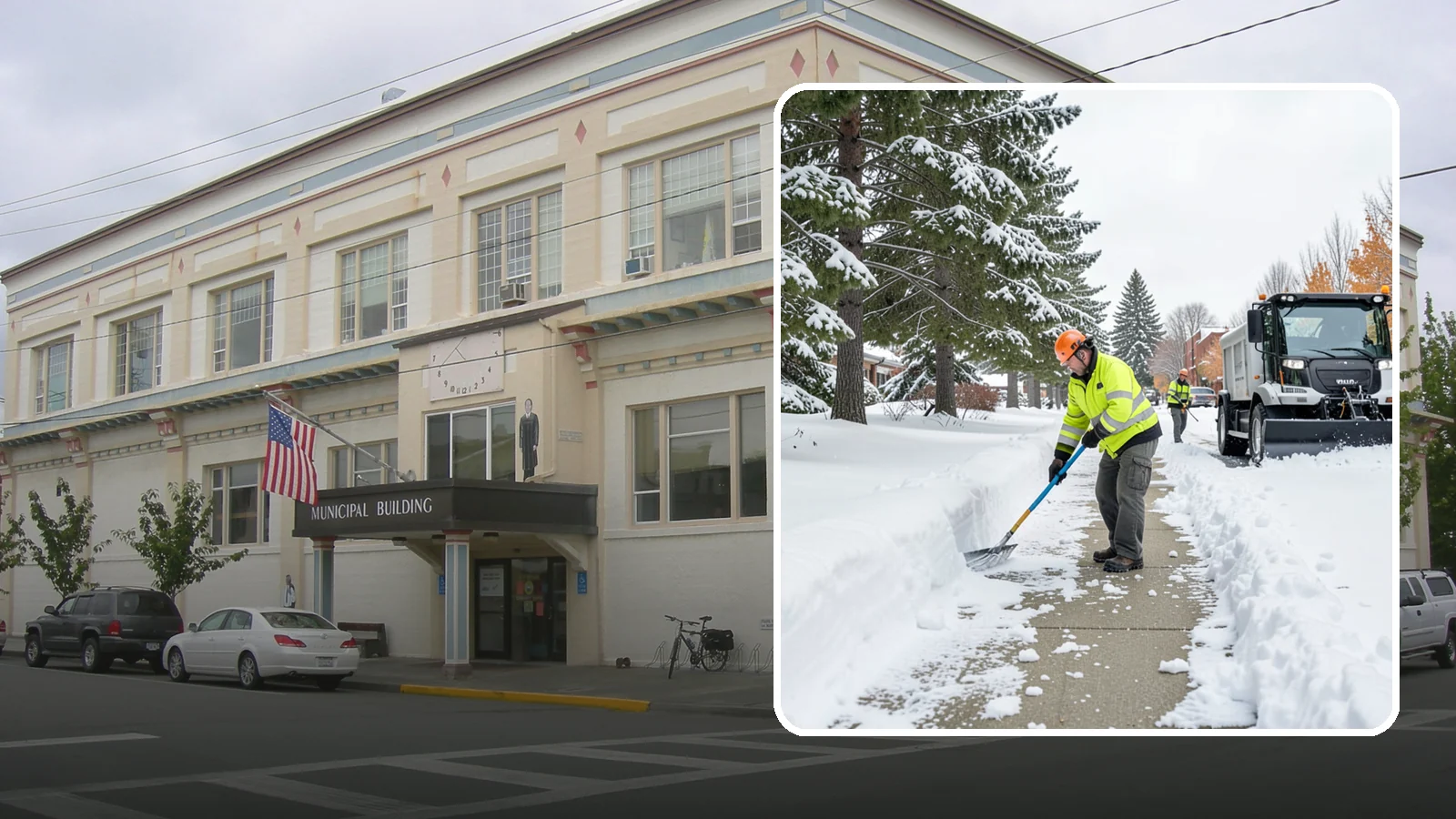 Commercial Sidewalk Clearing in Anacortes, Skagit County, WA - Keep the public sidewalks around your commercial property safe and code-compliant through Western Washington winter weather.