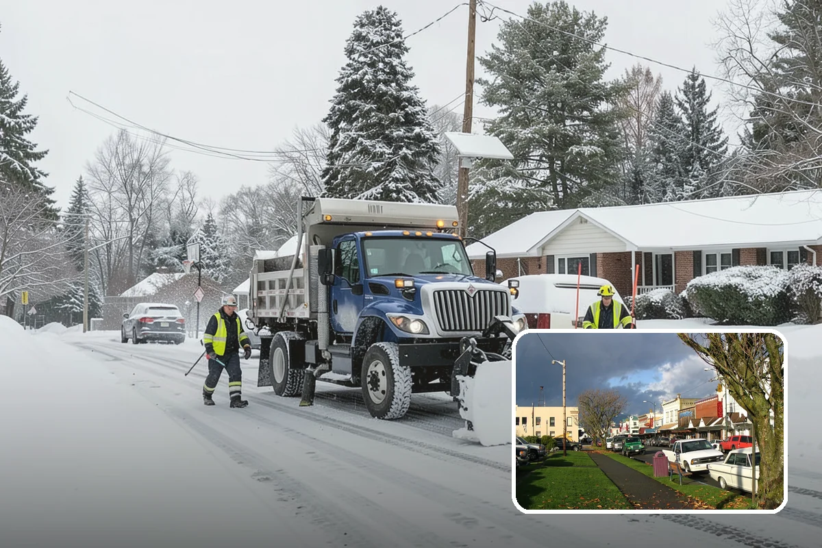 Commercial Sidewalk Clearing in Arlington, Snohomish County, WA - Code-compliant clearing of public frontage
