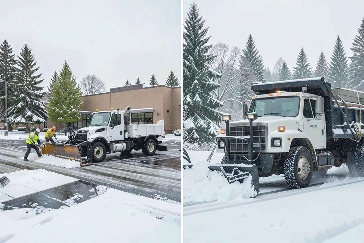 Commercial Sidewalk Clearing in Beaux Arts Village, King County, WA - Map the full sidewalk frontage and corner ramps