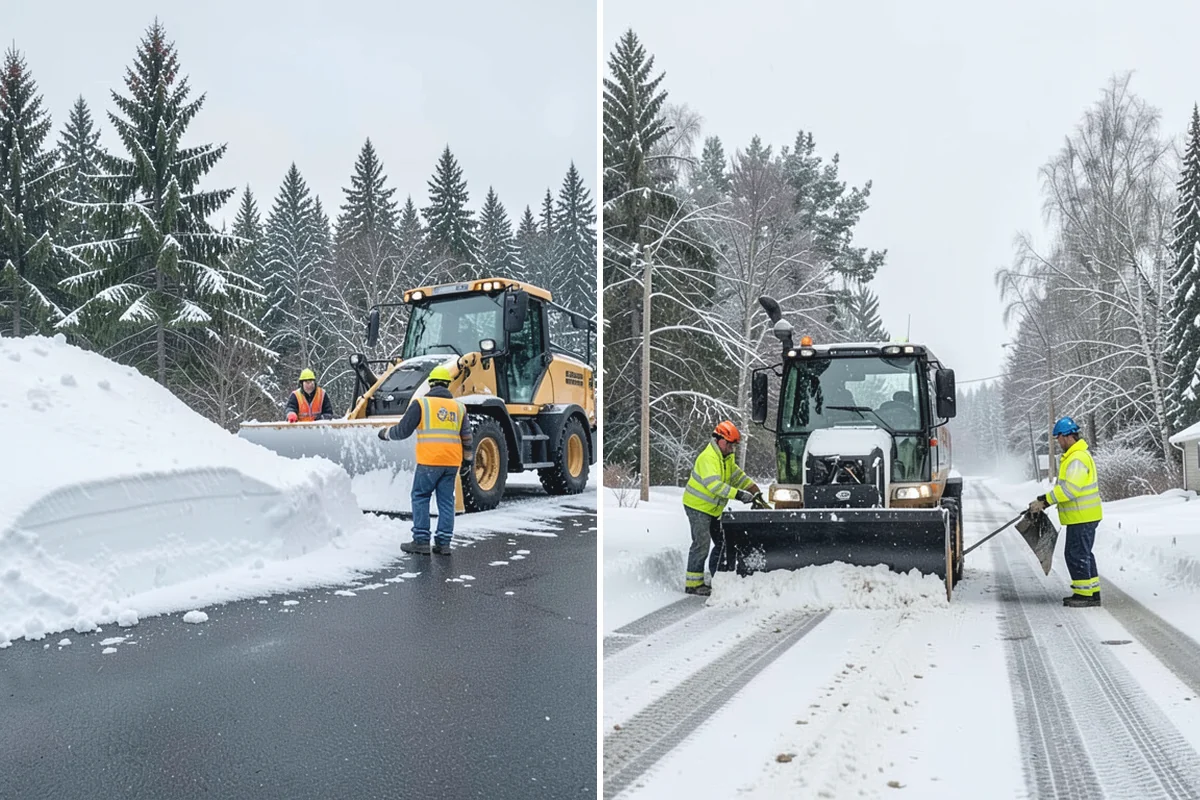 Commercial Sidewalk Clearing in Bonney Lake, Pierce County, WA - Map the full sidewalk frontage and corner ramps