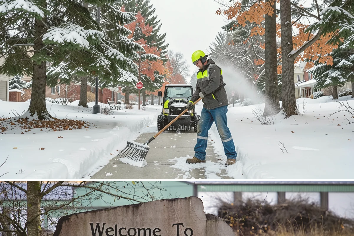 Commercial Sidewalk Clearing in Buckley, Pierce County, WA - Commercial sidewalks demand prompt clearing whenever December-to-February storms trigger local snow-removal ordinances.