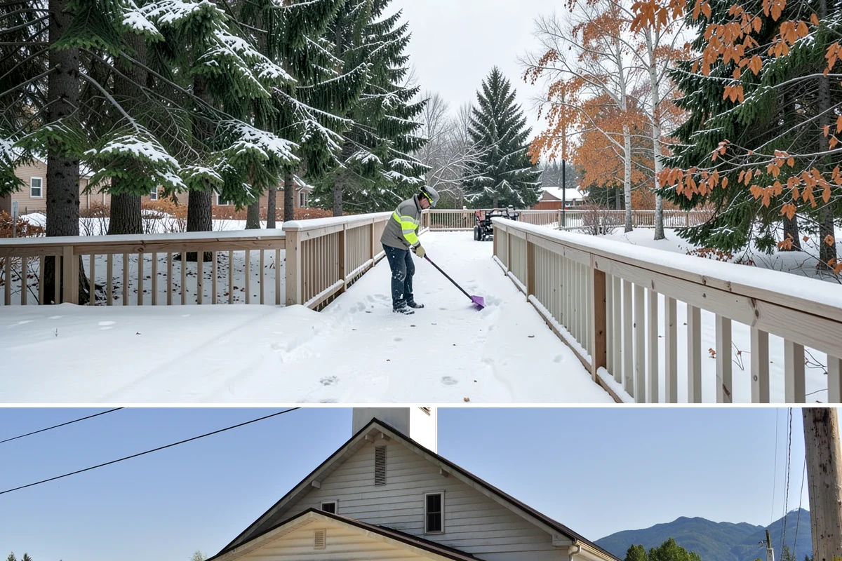 Commercial Sidewalk Clearing in Concrete, Skagit County, WA - Commercial sidewalks demand prompt clearing whenever December-to-February storms trigger local snow-removal ordinances.