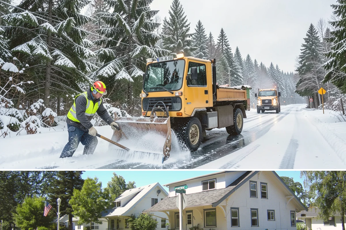 Commercial Sidewalk Clearing in DuPont, Pierce County, WA - Commercial sidewalks demand prompt clearing whenever December-to-February storms trigger local snow-removal ordinances.