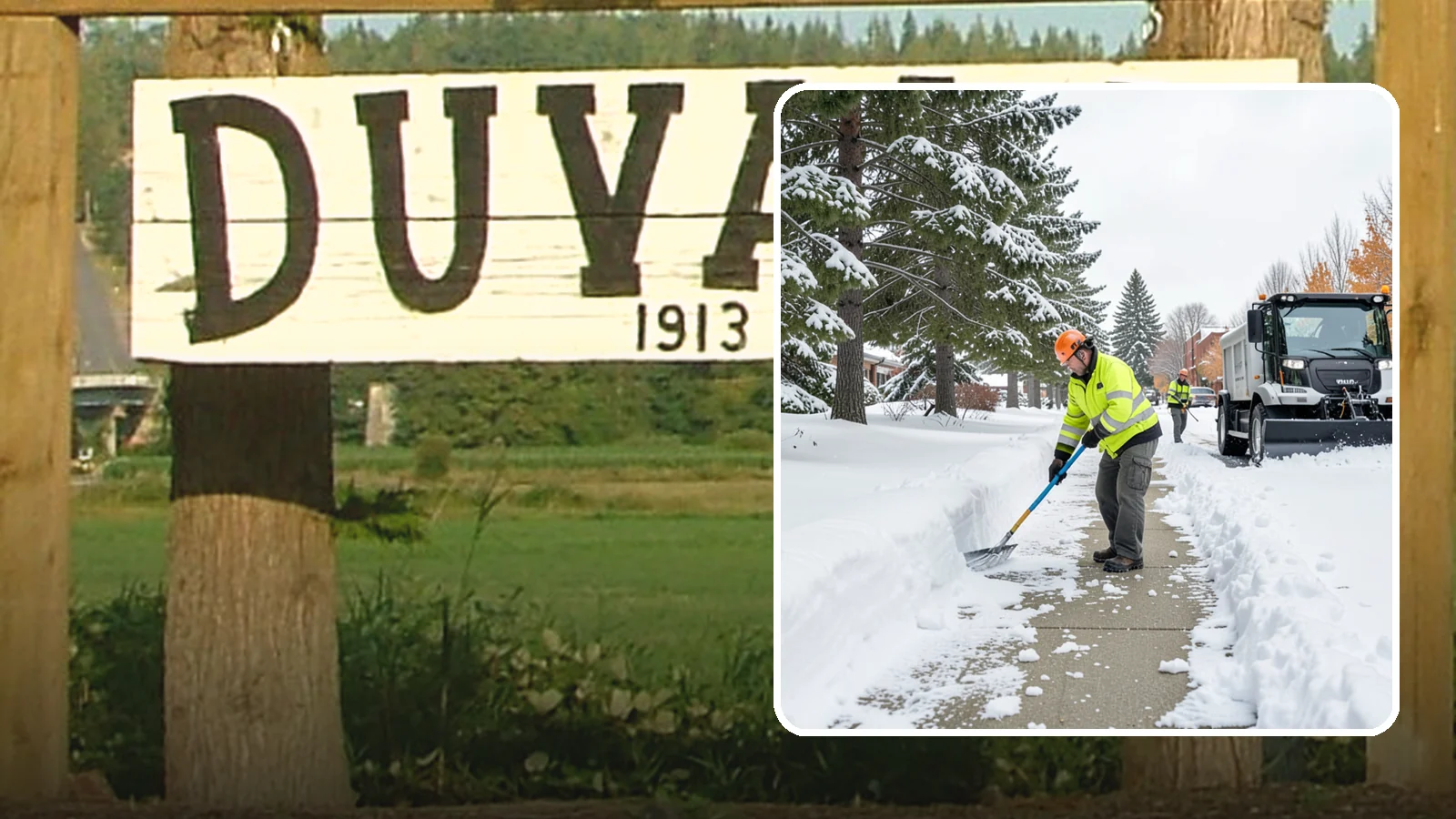Commercial Sidewalk Clearing in Duvall, King County, WA - Keep the public sidewalks around your commercial property safe and code-compliant through Western Washington winter weather.