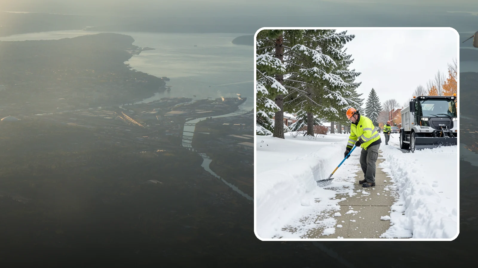 Commercial Sidewalk Clearing in Fife, Pierce County, WA - Keep the public sidewalks around your commercial property safe and code-compliant through Western Washington winter weather.