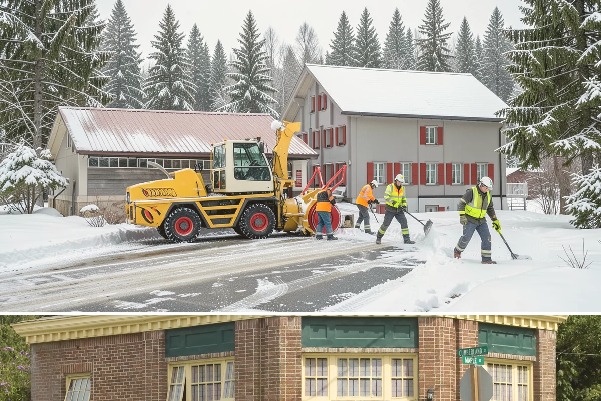 Commercial Sidewalk Clearing in Hamilton, Skagit County, WA - Commercial sidewalks demand prompt clearing whenever December-to-February storms trigger local snow-removal ordinances.