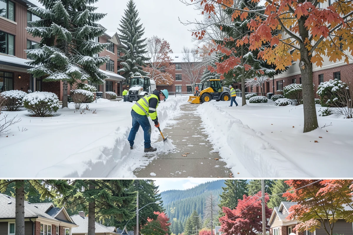 Commercial Sidewalk Clearing in Hunts Point, King County, WA - Commercial sidewalks demand prompt clearing whenever December-to-February storms trigger local snow-removal ordinances.