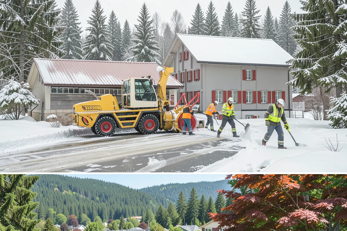 Commercial Sidewalk Clearing in Index, Snohomish County, WA - Commercial sidewalks demand prompt clearing whenever December-to-February storms trigger local snow-removal ordinances.