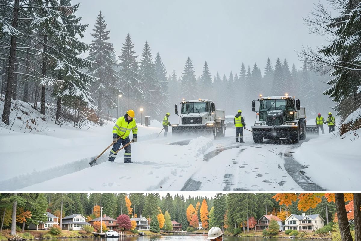 Commercial Sidewalk Clearing in La Conner, Skagit County, WA - Commercial sidewalks demand prompt clearing whenever December-to-February storms trigger local snow-removal ordinances.