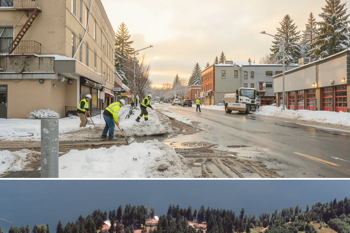 Commercial Sidewalk Clearing in Lakewood, Pierce County, WA - Commercial sidewalks demand prompt clearing whenever December-to-February storms trigger local snow-removal ordinances.