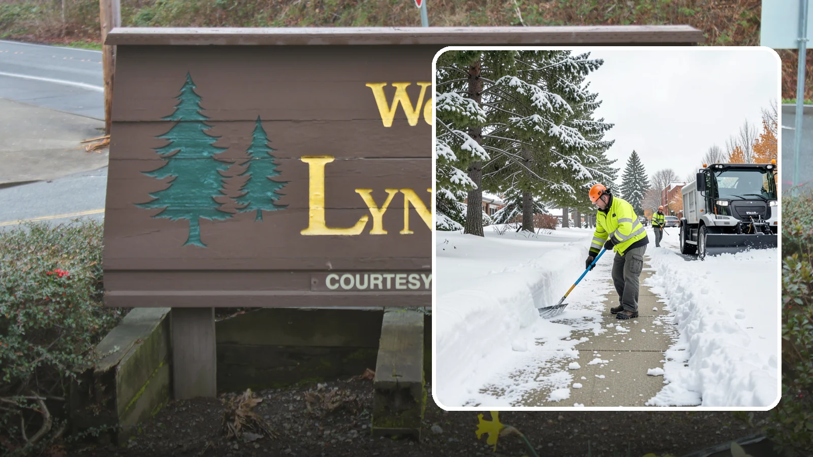 Commercial Sidewalk Clearing in Lynnwood, Snohomish County, WA - Keep the public sidewalks around your commercial property safe and code-compliant through Western Washington winter weather.