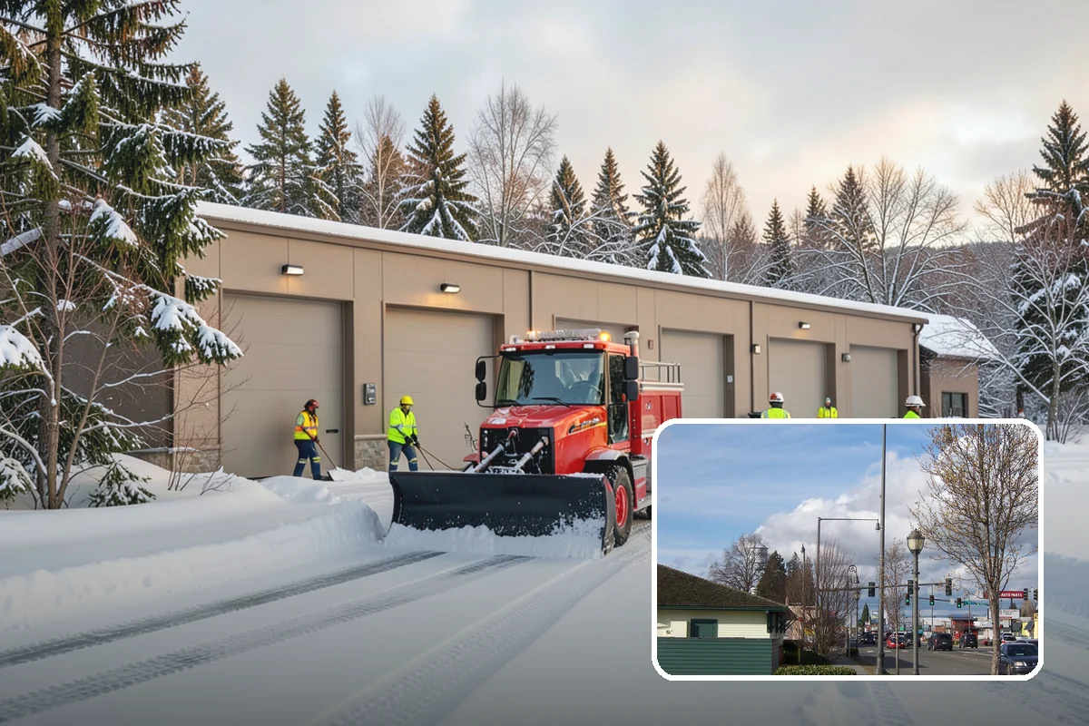 Commercial Sidewalk Clearing in Marysville, Snohomish County, WA - Code-compliant clearing of public frontage