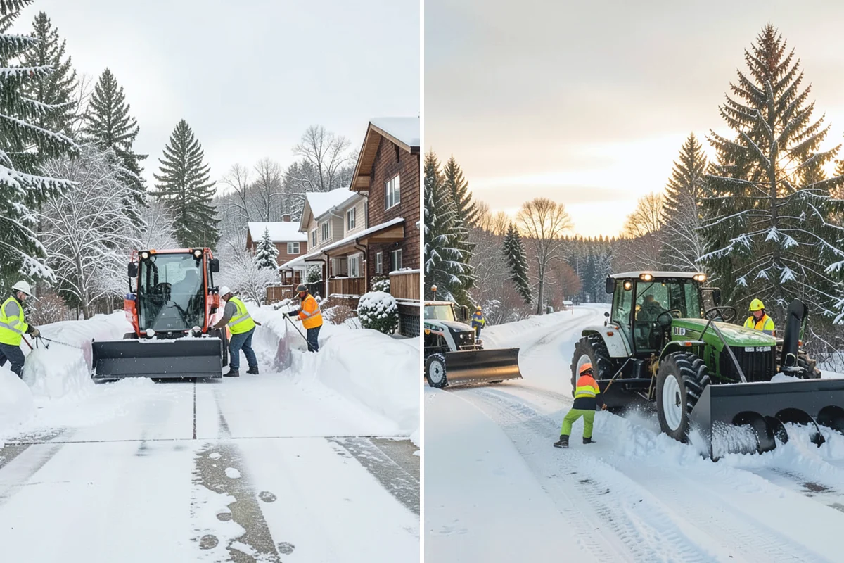 Commercial Sidewalk Clearing in Marysville, Snohomish County, WA - Map the full sidewalk frontage and corner ramps