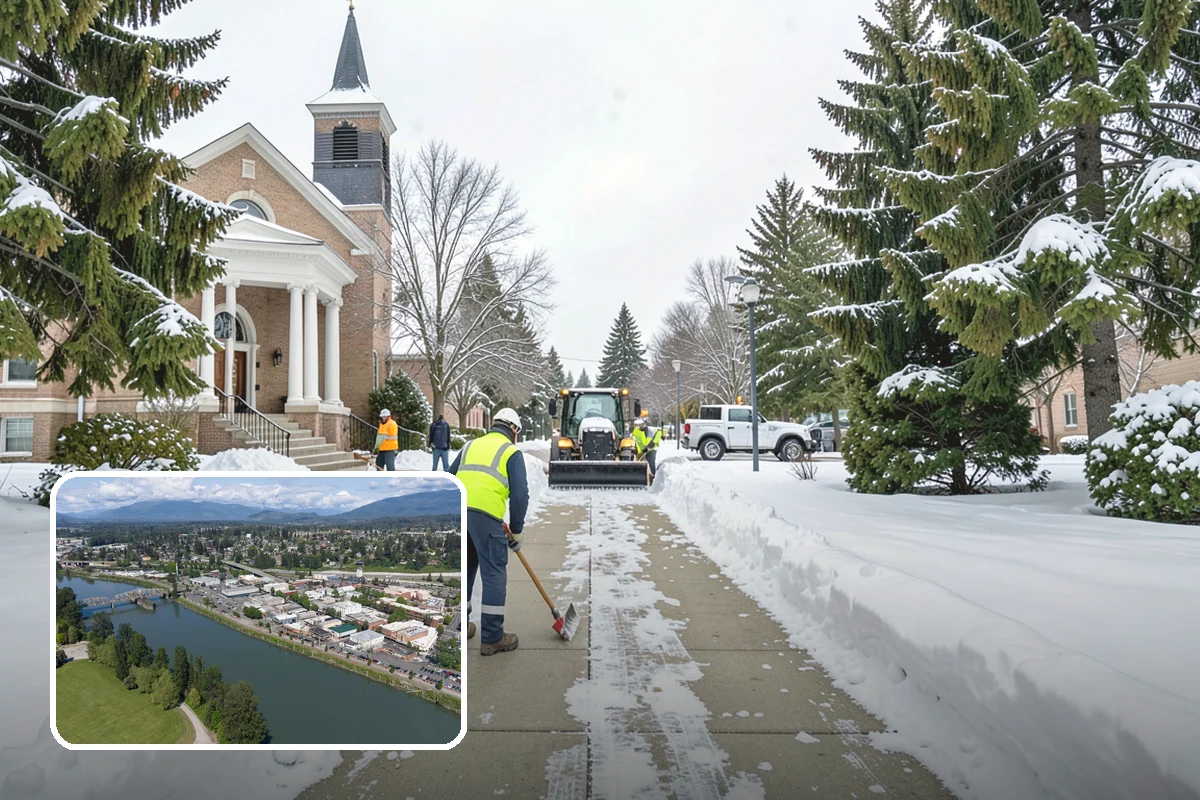 Commercial Sidewalk Clearing in Mount Vernon, Skagit County, WA - Code-compliant clearing of public frontage