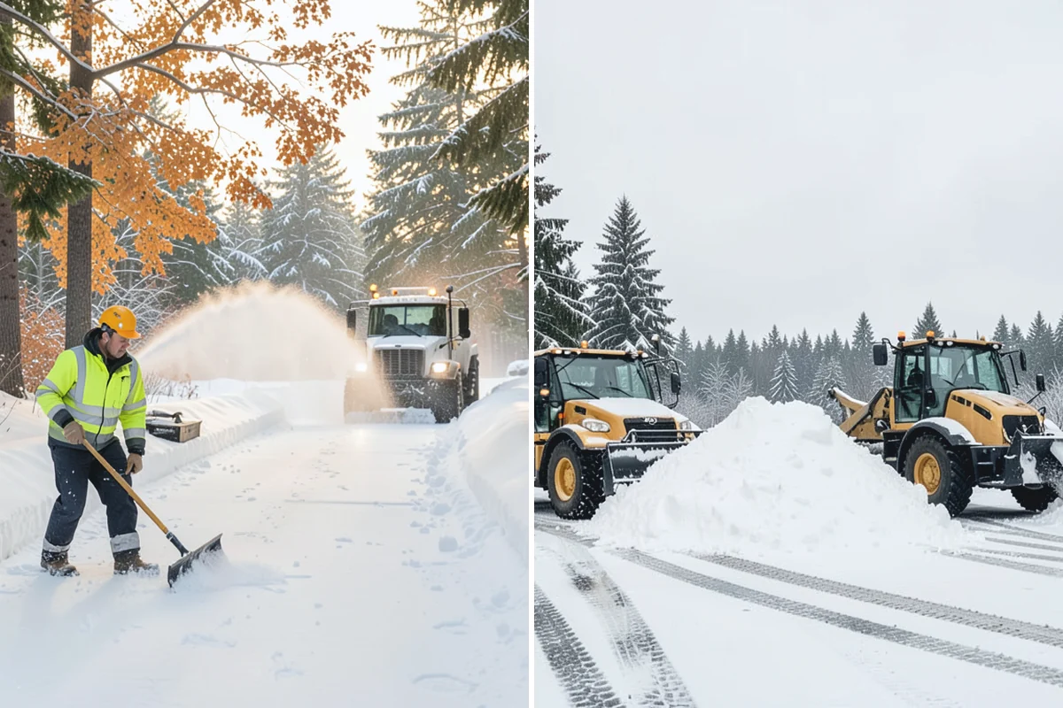 Commercial Sidewalk Clearing in Renton, King County, WA - Map the full sidewalk frontage and corner ramps