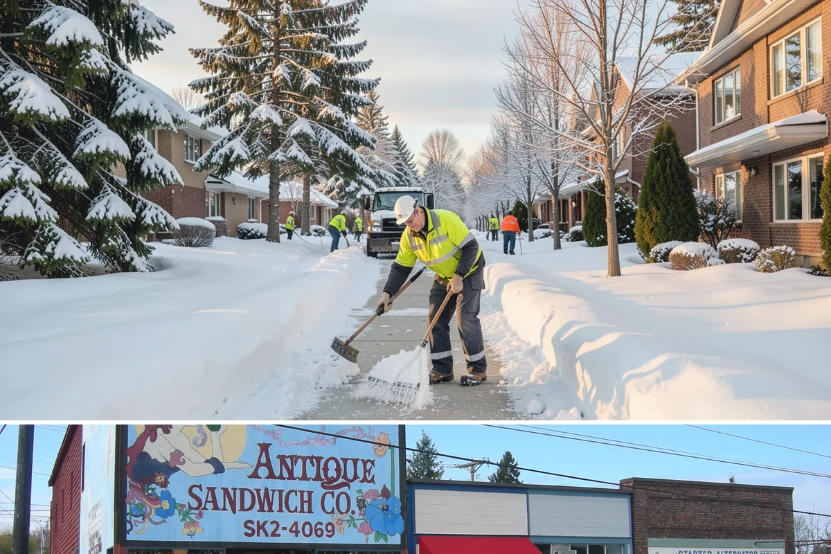 Commercial Sidewalk Clearing in Ruston, Pierce County, WA - Commercial sidewalks demand prompt clearing whenever December-to-February storms trigger local snow-removal ordinances.