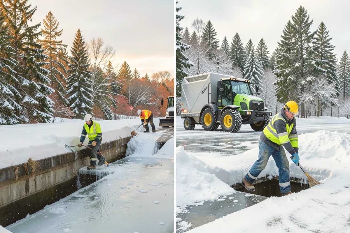 Commercial Sidewalk Clearing in Sammamish, King County, WA - Map the full sidewalk frontage and corner ramps