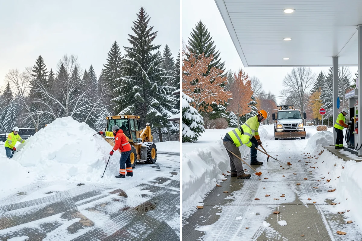 Commercial Sidewalk Clearing in SeaTac, King County, WA - Map the full sidewalk frontage and corner ramps
