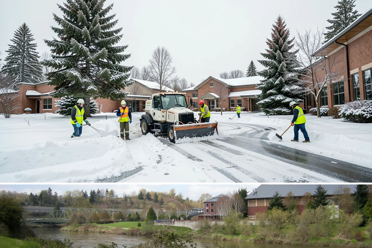 Commercial Sidewalk Clearing in Tukwila, King County, WA - Commercial sidewalks demand prompt clearing whenever December-to-February storms trigger local snow-removal ordinances.