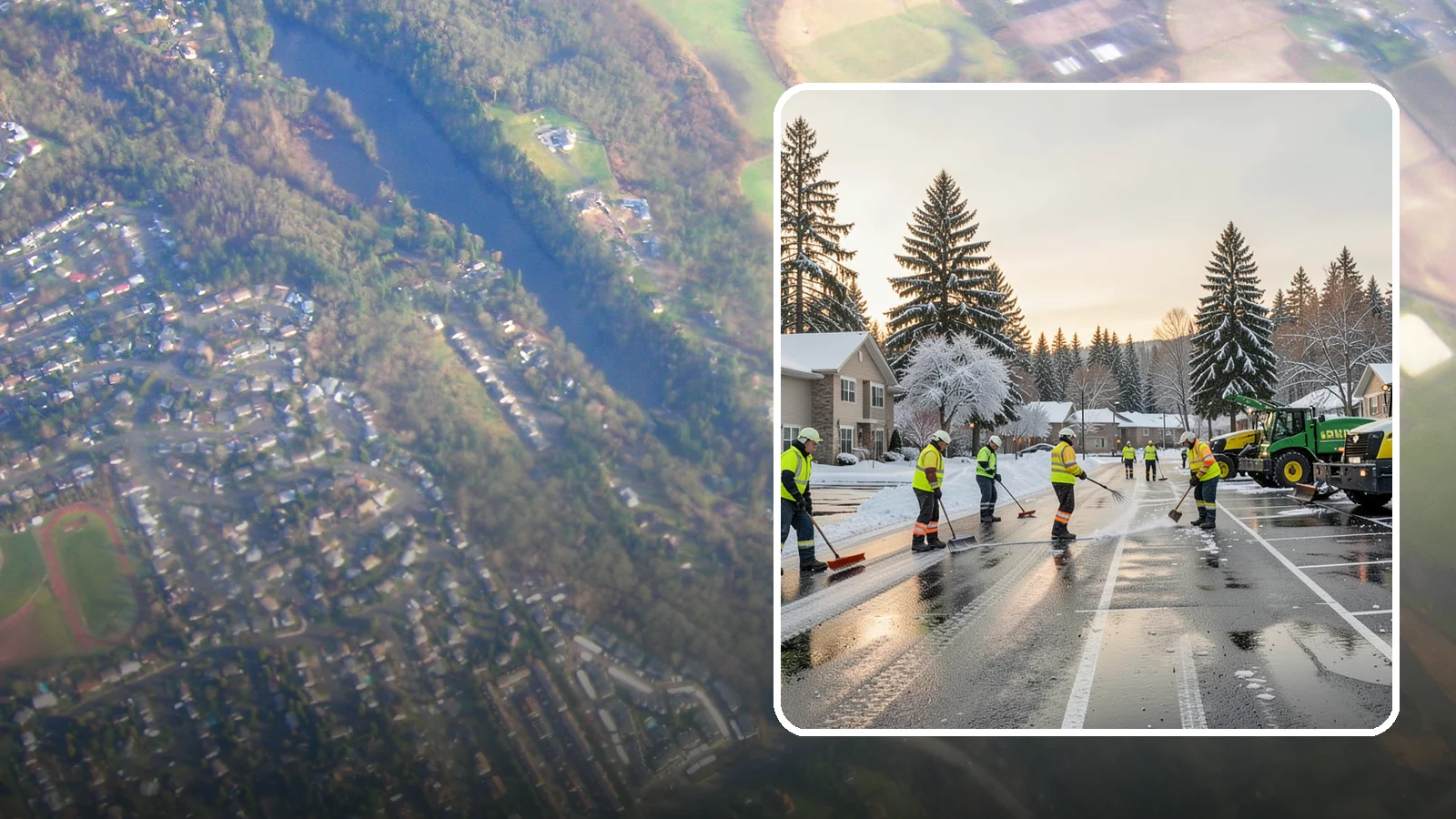 Commercial Snow Removal in Algona, King County, WA - When a Puget Sound cold snap drops wet snow across your commercial property, our crews keep parking areas, walkways, and access...