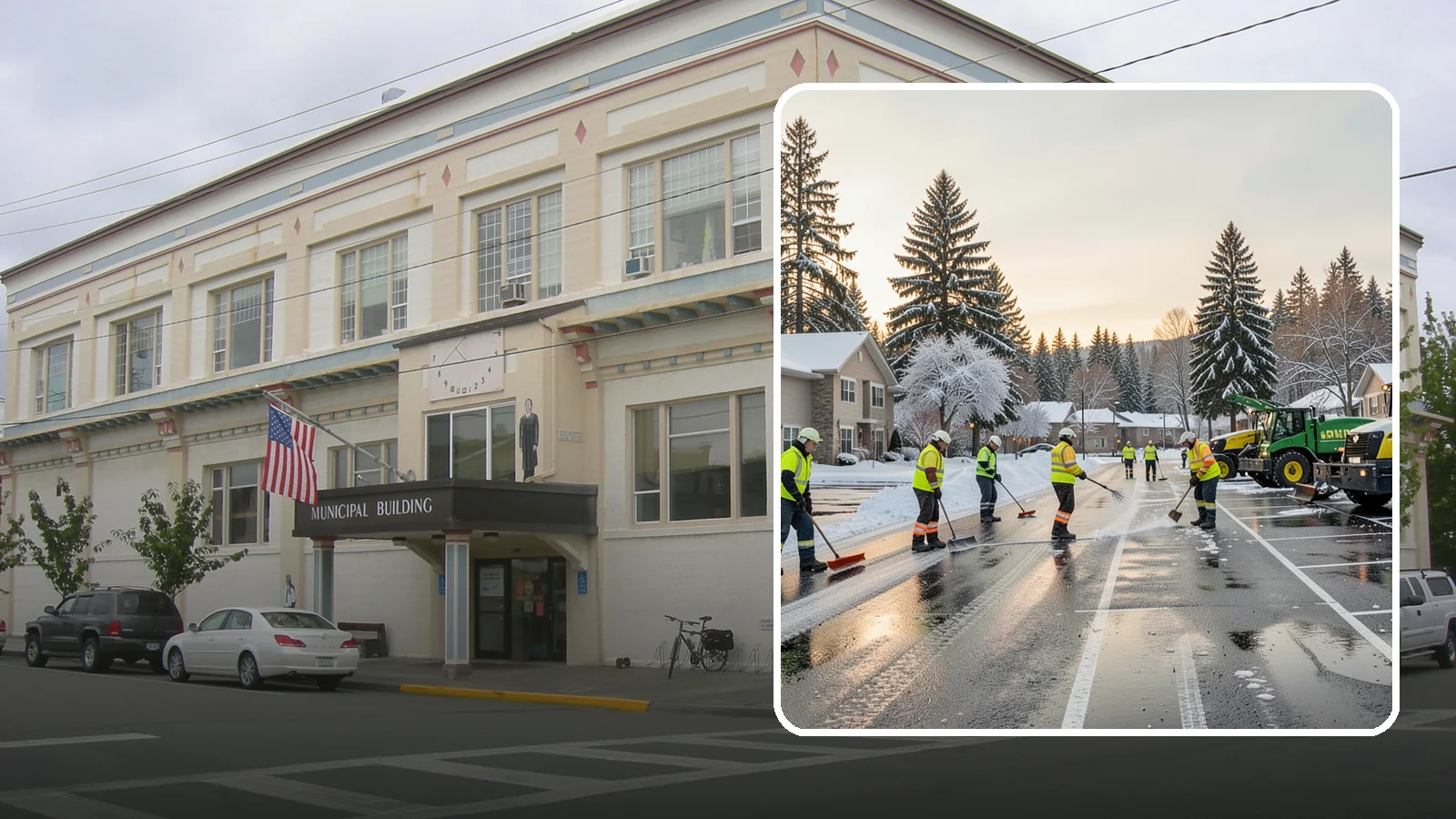 Commercial Snow Removal in Anacortes, Skagit County, WA - When a Puget Sound cold snap drops wet snow across your commercial property, our crews keep parking areas, walkways, and access...