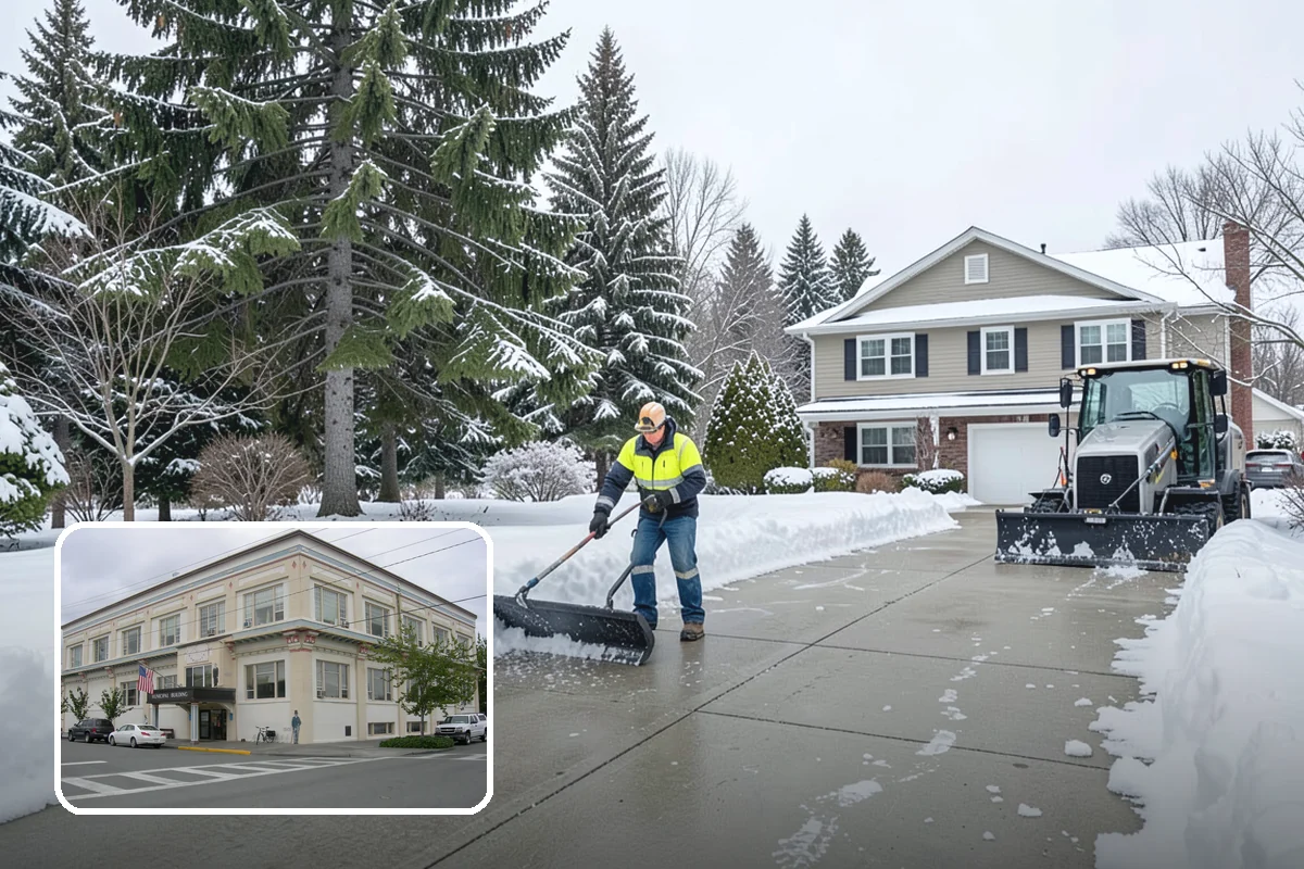 Commercial Snow Removal in Anacortes, Skagit County, WA - Priority plowing that keeps customers and staff arriving on schedule