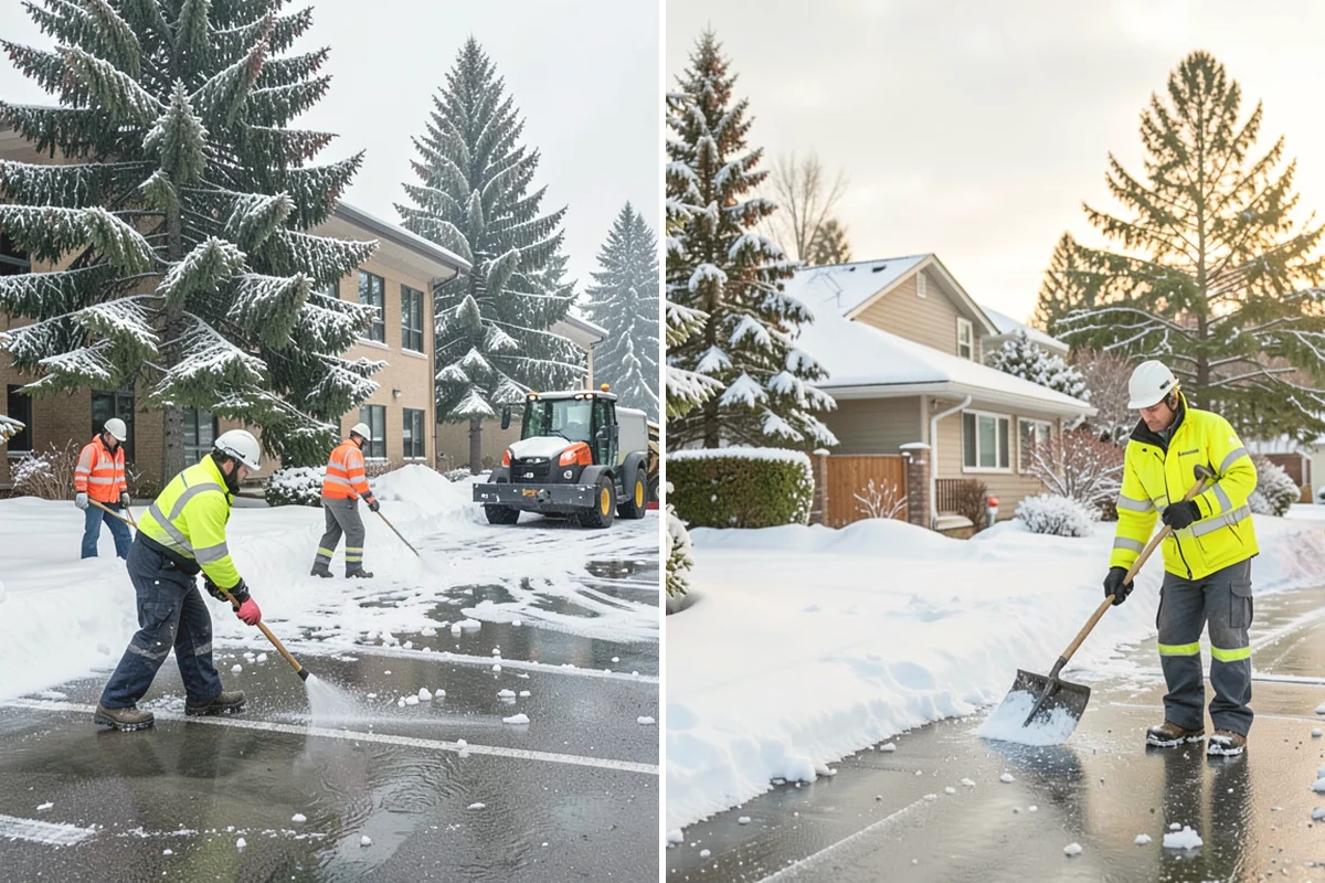 Commercial Snow Removal in Anacortes, Skagit County, WA - Walk the site and map priority zones, obstacles, and snow storage areas