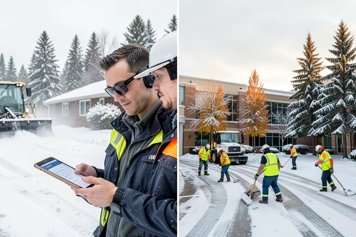 Commercial Snow Removal in Arlington, Snohomish County, WA - Walk the site and map priority zones, obstacles, and snow storage areas