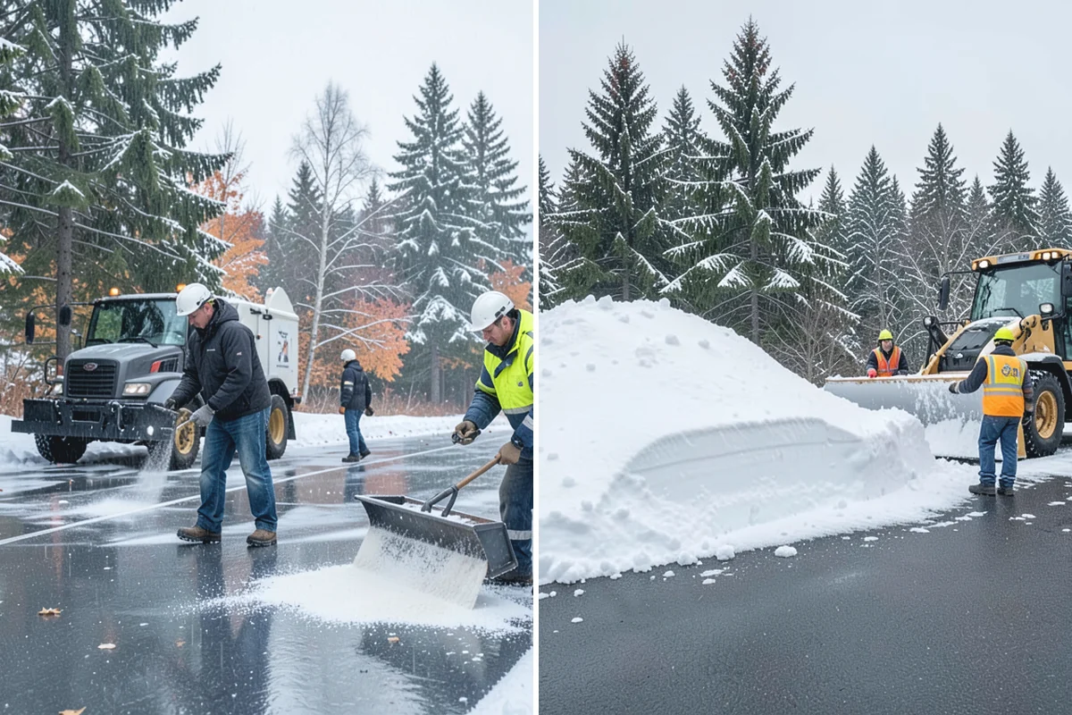 Commercial Snow Removal in Auburn, King County, WA - Walk the site and map priority zones, obstacles, and snow storage areas