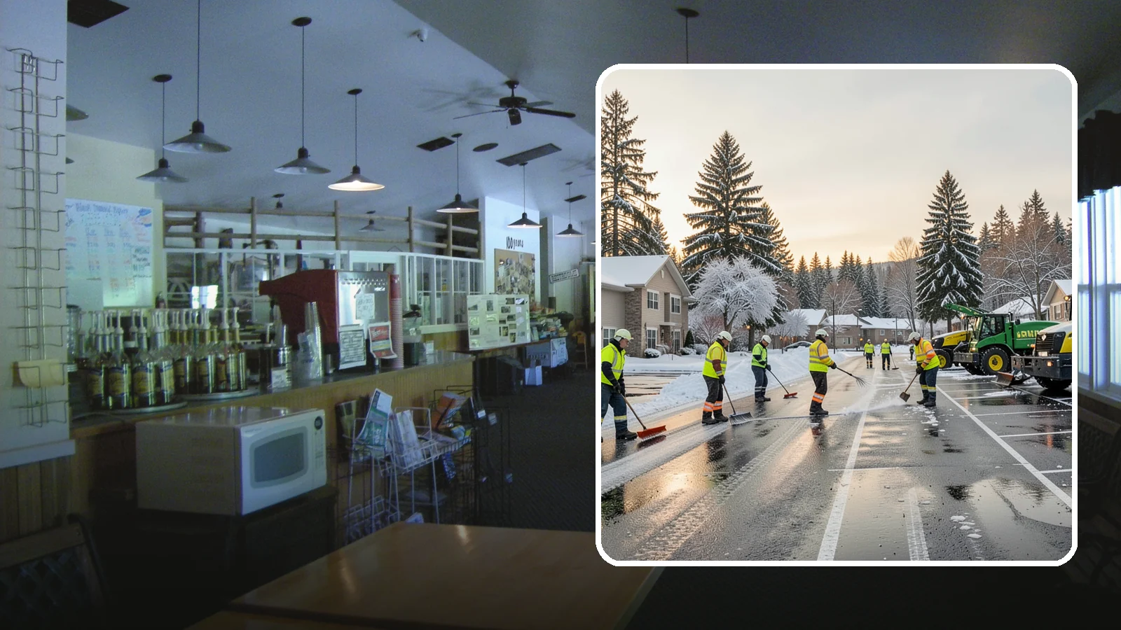 Commercial Snow Removal in Black Diamond, King County, WA - When a Puget Sound cold snap drops wet snow across your commercial property, our crews keep parking areas, walkways, and access...