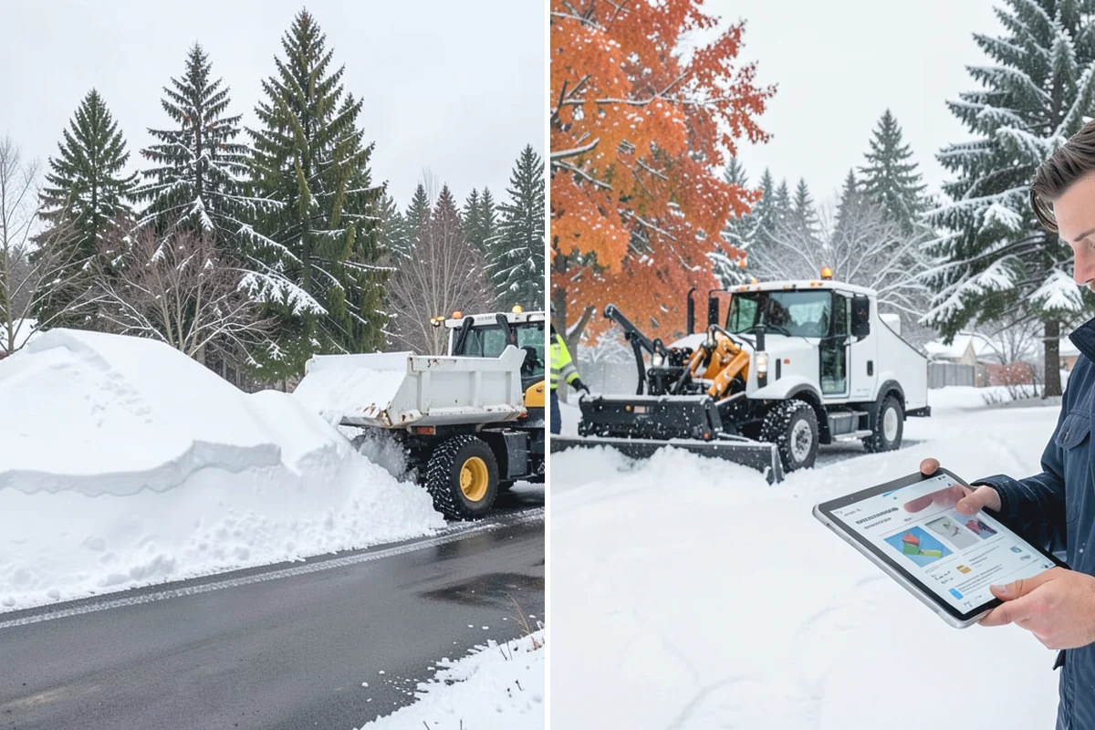 Commercial Snow Removal in Buckley, Pierce County, WA - Walk the site and map priority zones, obstacles, and snow storage areas