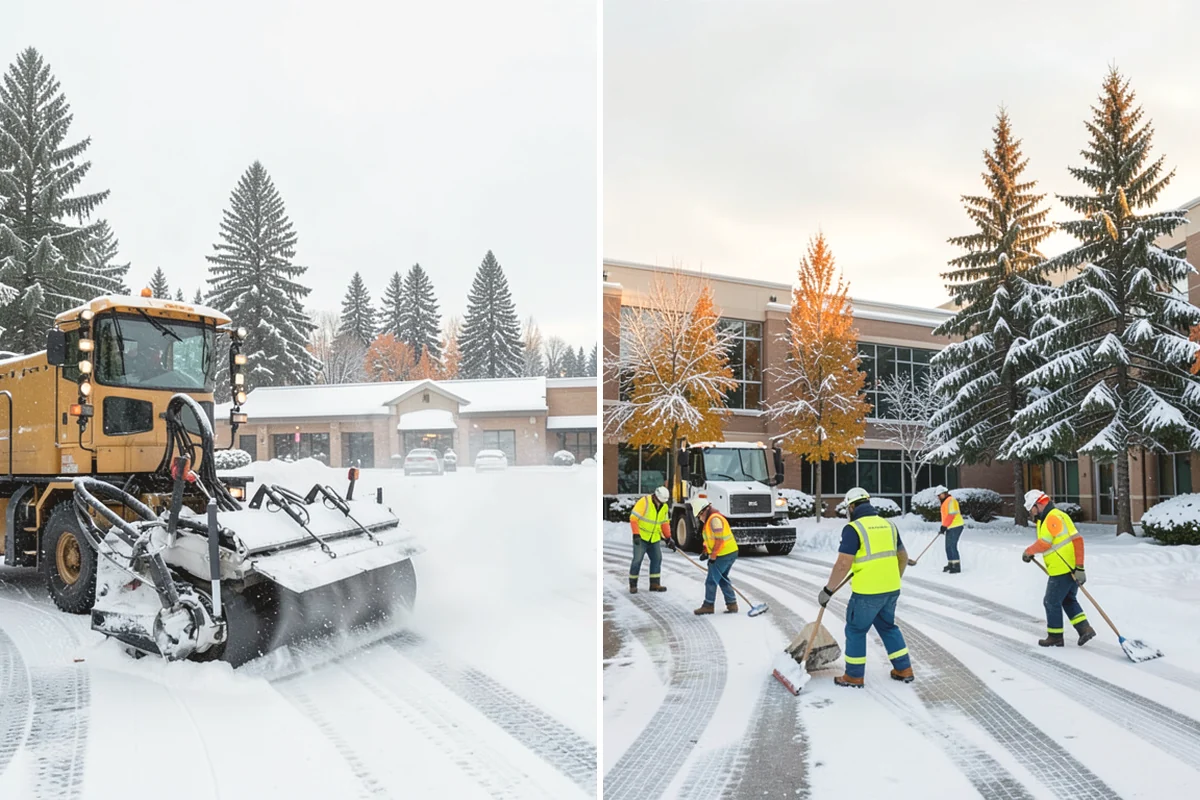 Commercial Snow Removal in Burien, King County, WA - Walk the site and map priority zones, obstacles, and snow storage areas