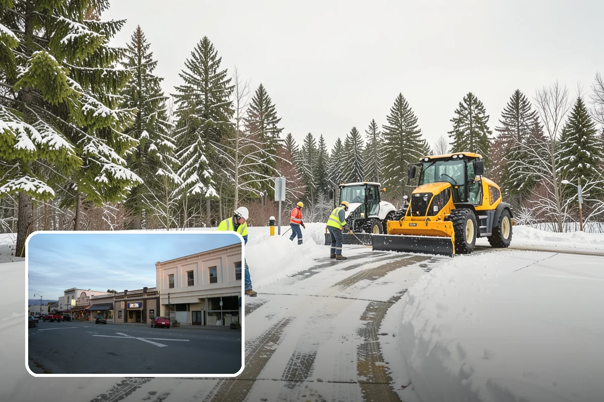 Commercial Snow Removal in Burlington, Skagit County, WA - Priority plowing that keeps customers and staff arriving on schedule