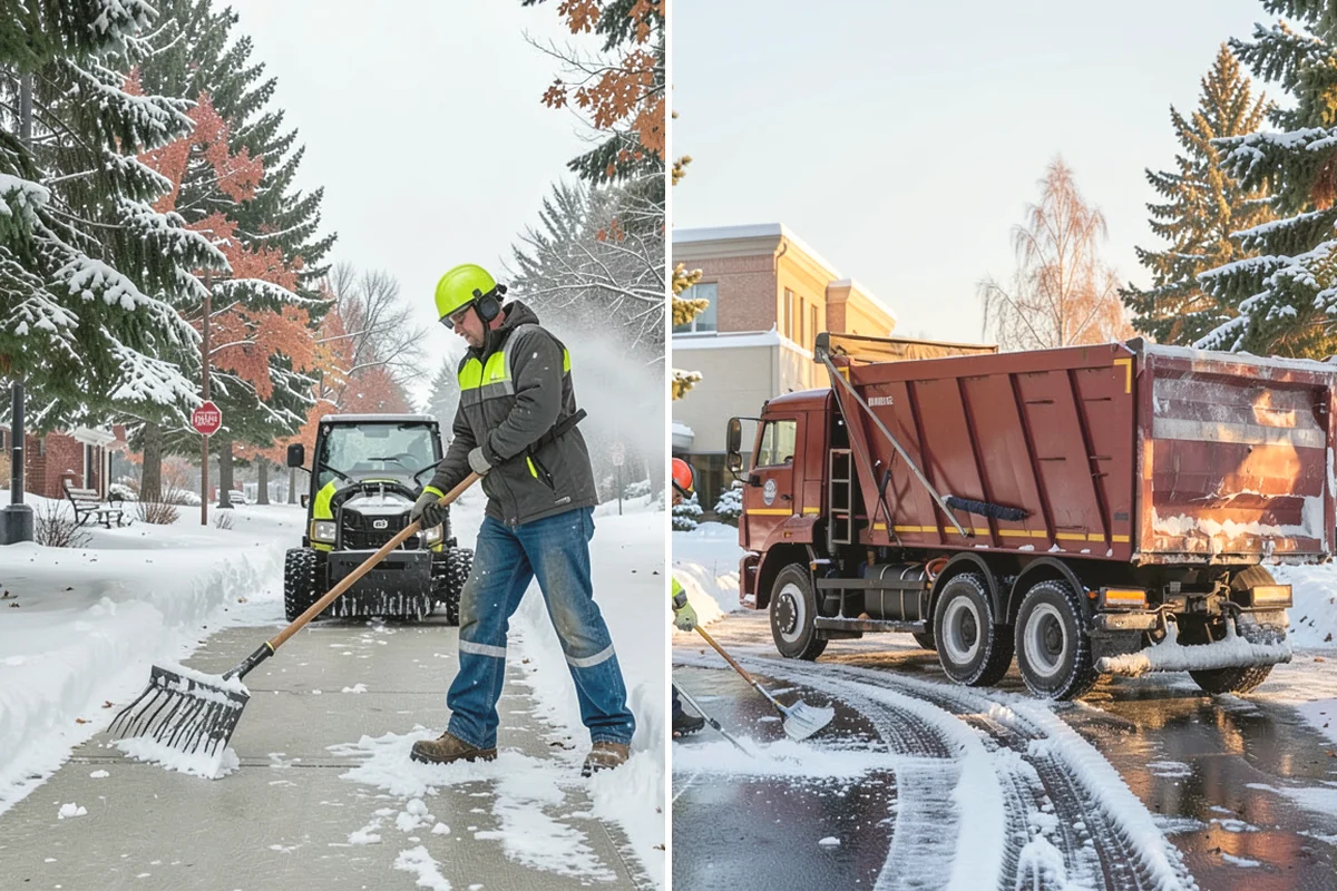 Commercial Snow Removal in Burlington, Skagit County, WA - Walk the site and map priority zones, obstacles, and snow storage areas
