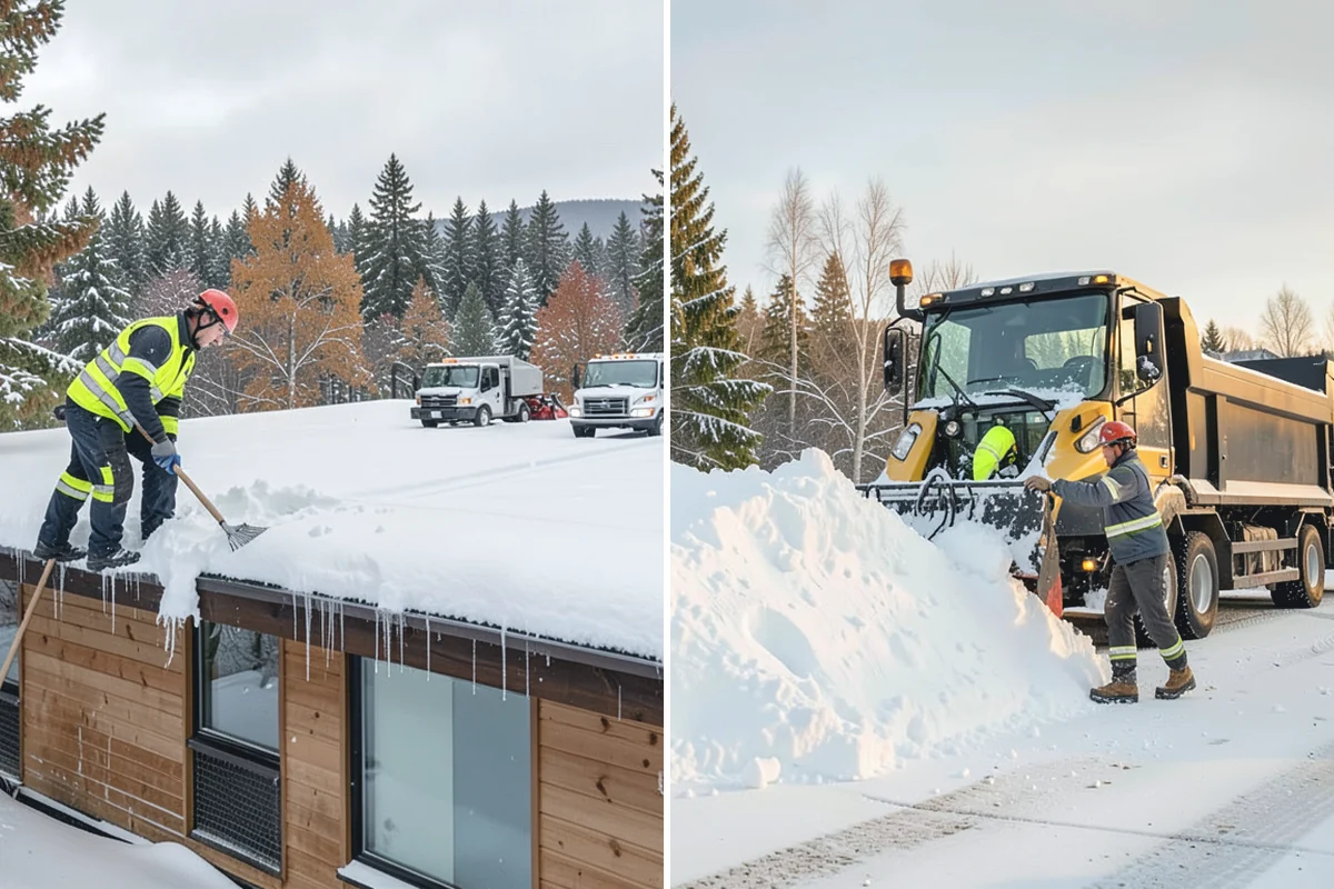 Commercial Snow Removal in Coupeville, Island County, WA - Walk the site and map priority zones, obstacles, and snow storage areas