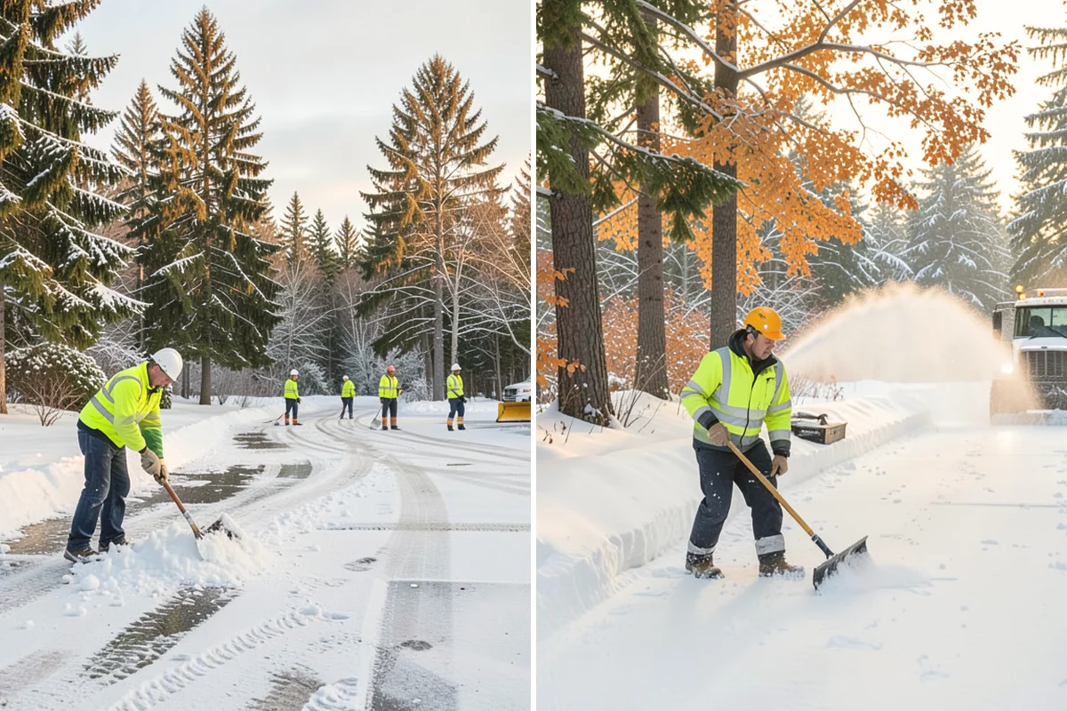 Commercial Snow Removal in Covington, King County, WA - Walk the site and map priority zones, obstacles, and snow storage areas