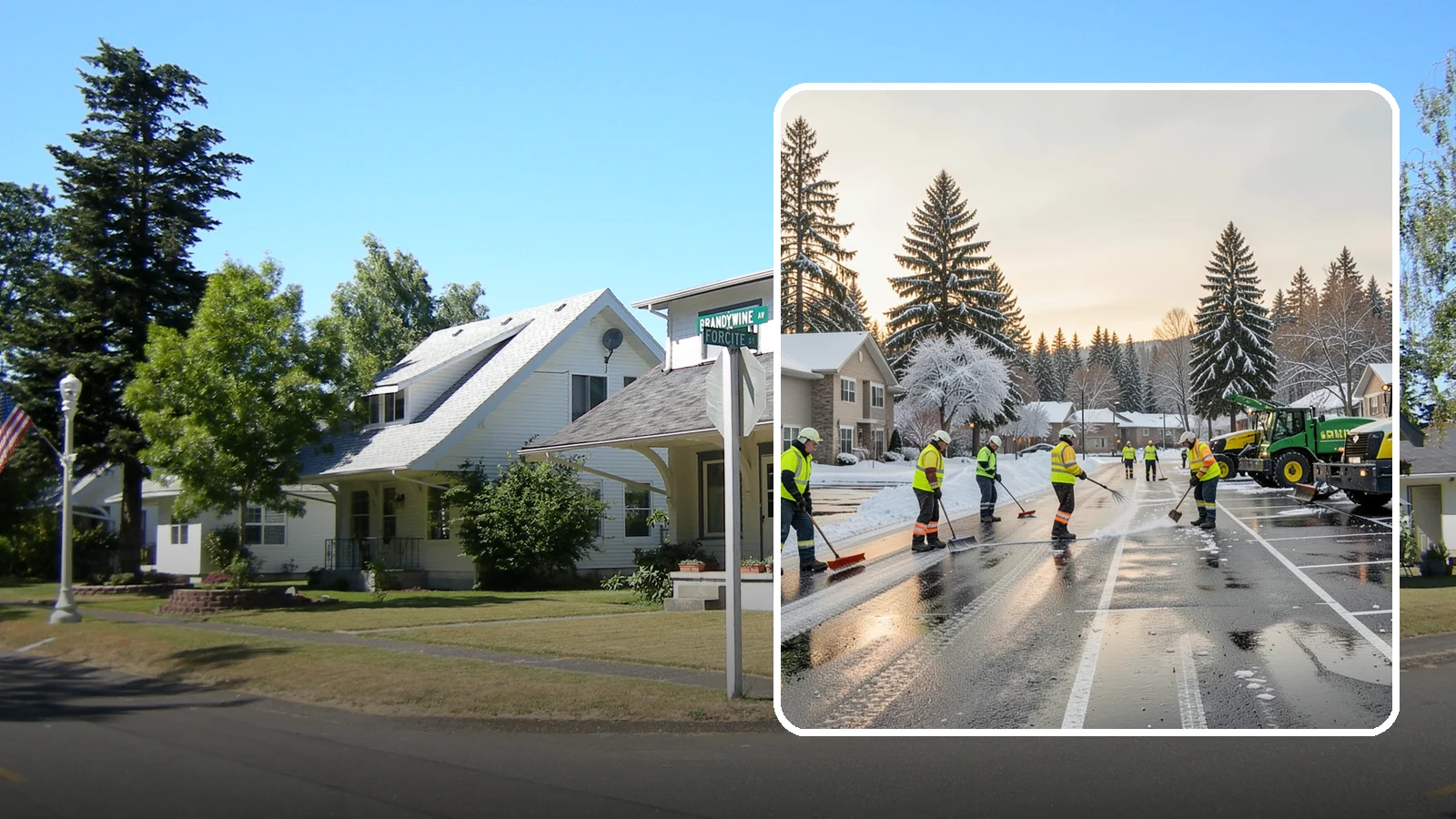 Commercial Snow Removal in DuPont, Pierce County, WA - When a Puget Sound cold snap drops wet snow across your commercial property, our crews keep parking areas, walkways, and access...