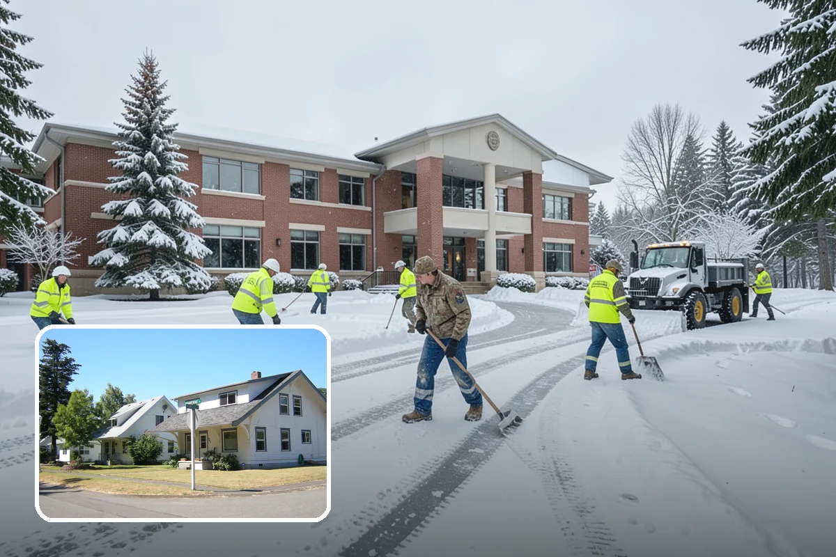 Commercial Snow Removal in DuPont, Pierce County, WA - Priority plowing that keeps customers and staff arriving on schedule
