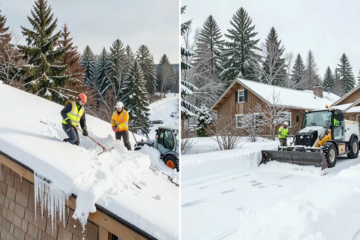 Commercial Snow Removal in DuPont, Pierce County, WA - Walk the site and map priority zones, obstacles, and snow storage areas