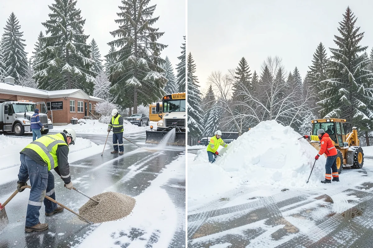 Commercial Snow Removal in Duvall, King County, WA - Walk the site and map priority zones, obstacles, and snow storage areas