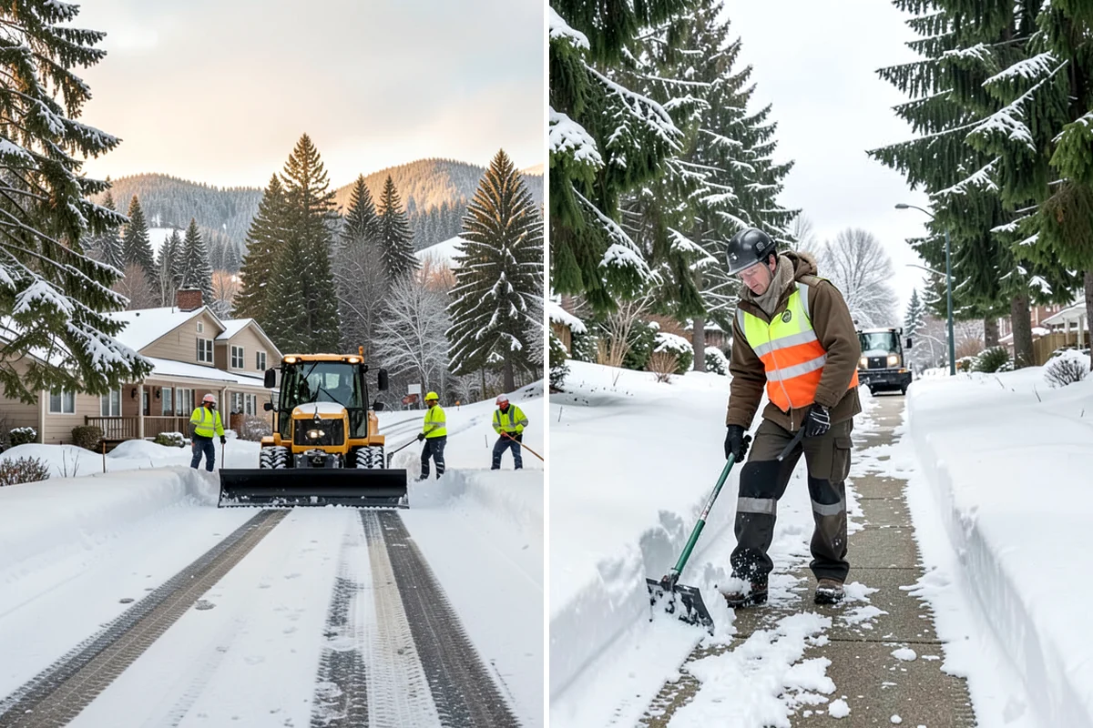 Commercial Snow Removal in Everett, Snohomish County, WA - Walk the site and map priority zones, obstacles, and snow storage areas
