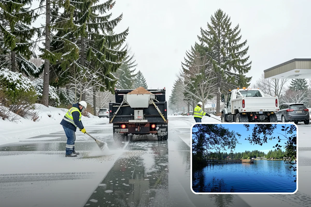 Commercial Snow Removal in Federal Way, King County, WA - Priority plowing that keeps customers and staff arriving on schedule